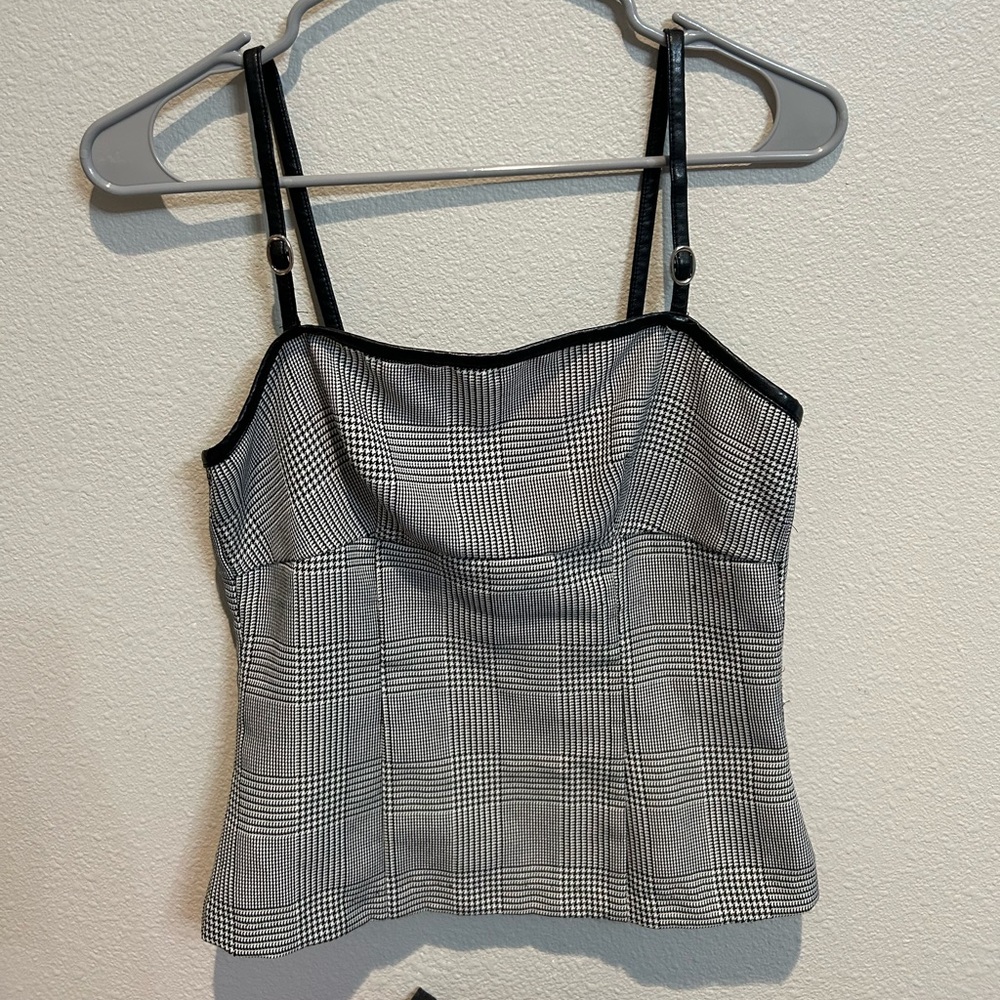 Corset style plaid style